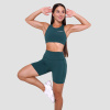 Dámske šortky Ignite Dark Green - GymBeam