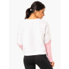 Dámska mikina Hybrid Pullover White Pink - Ryderwear