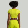 Dámske tričko Essential CropTop Chartreuse - STRIX