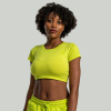Dámske tričko Essential CropTop Chartreuse - STRIX