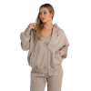 Dámska mikina Zip Taupe - STRIX
