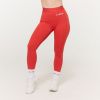 Dámske legíny Limitless s vysokým pásom Hot Red - GymBeam
