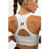 Športová podprsenka Racer Back White - NEBBIA