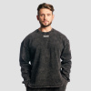 Mikina Aura Jumper Washed Black - GymBeam