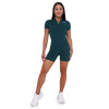 Dámske tričko Cropped Ignite Dark Green - GymBeam