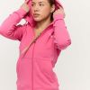 Dámska mikina so zipsom Limitless Dragonfruit - GymBeam
