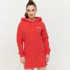 Dámska Longline mikina Limitless Hot Red - GymBeam