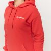 Dámska Longline mikina Limitless Hot Red - GymBeam