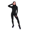 Dámska bežecká mikina 1/2 Zip Pulse Black - GymBeam