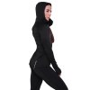 Dámska bežecká mikina 1/2 Zip Pulse Black - GymBeam