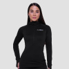 Dámska bežecká mikina 1/2 Zip Pulse Black - GymBeam