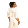 Dámske tričko Cropped Serenity Ivory - BeastPink