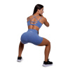 Dámske šortky FIT Steel Blue - GymBeam