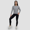 Dámske tričko s dlhým rukávom Basic Grey - GymBeam