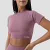 Dámske tričko FLO Crop-Top Violet - GymBeam