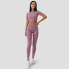 Dámske tričko FLO Crop-Top Violet - GymBeam