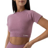 Dámske tričko FLO Crop-Top Violet - GymBeam