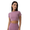 Dámske tričko FLO Crop-Top Violet - GymBeam