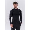 Pánske tričko Long-Sleeve Active Black - NEBBIA