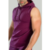 Tielko Essential Hoodie Tank Plum - STRIX