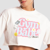 Dámske tričko GymBabe Cream - GymBeam
