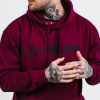 Mikina PRO Hoodie Burgundy - GymBeam