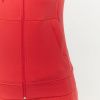 Dámska mikina so zipsom Limitless Hot Red - GymBeam