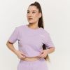 Dámske tričko Cropped Limitless Lavender - GymBeam