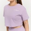Dámske tričko Cropped Limitless Lavender - GymBeam