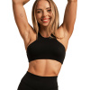Športová podprsenka Venture Black - BeastPink