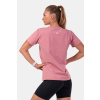 Dámske tričko Invisible Logo Old Rose - NEBBIA