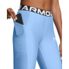Dámske legíny HeatGear Rib Legging Blue - Under Armour
