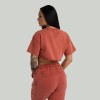 Dámske tričko CropTop Washed Terra - STRIX