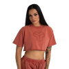 Dámske tričko CropTop Washed Terra - STRIX
