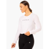 Dámske tričko Long Sleeve Top Foundation White - Ryderwear