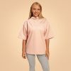 Dámske tričko Oversized Bliss Pink - BeastPink
