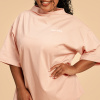 Dámske tričko Oversized Bliss Pink - BeastPink