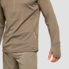 Bežecká mikina 1/2 Zip Pulse Vetiver - GymBeam
