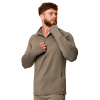 Bežecká mikina 1/2 Zip Pulse Vetiver - GymBeam
