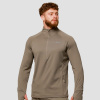 Bežecká mikina 1/2 Zip Pulse Vetiver - GymBeam