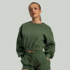 Dámska mikina Lunar Cropped Cedar Green - STRIX