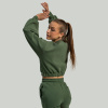 Dámska mikina Lunar Cropped Cedar Green - STRIX