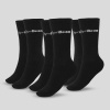Ponožky 3/4 Socks 3Pack Black - GymBeam