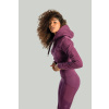 Dámska mikina Essential Cropped Hoodie Plum - STRIX
