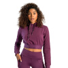 Dámska mikina Essential Cropped Hoodie Plum - STRIX