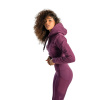 Dámska mikina Essential Cropped Hoodie Plum - STRIX