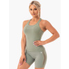 Dámske tielko Hype Racer Back Olive - Ryderwear