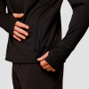 Bežecká mikina 1/2 Zip Pulse Black - GymBeam