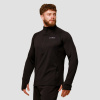 Bežecká mikina 1/2 Zip Pulse Black - GymBeam
