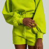 Dámska mikina Lunar Cropped Chartreuse - STRIX